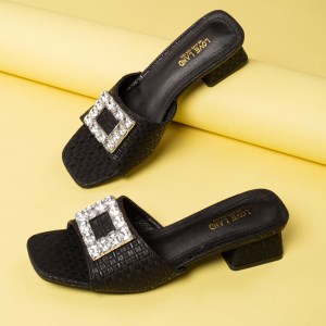 Slip-On Low Heel Sandal For Women 1