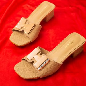 Slip-On Low Heel Sandal For Women 1