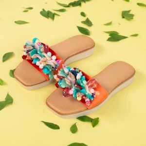 Slip-On Flat Heel Sandal For Women 1