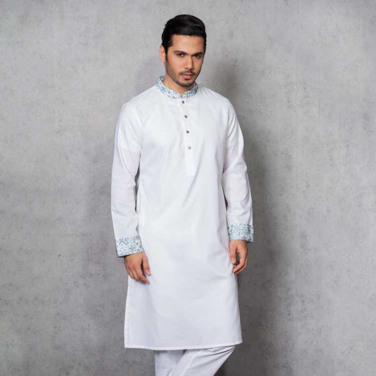 White Premium Panjabi 1