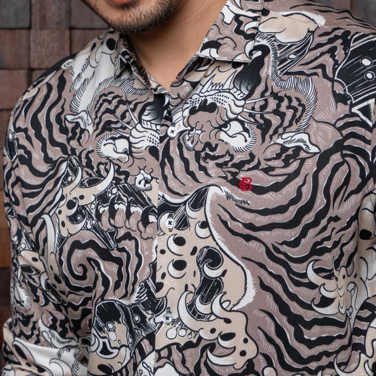 Premium Viscose Slim Fit  Full Shirt 3