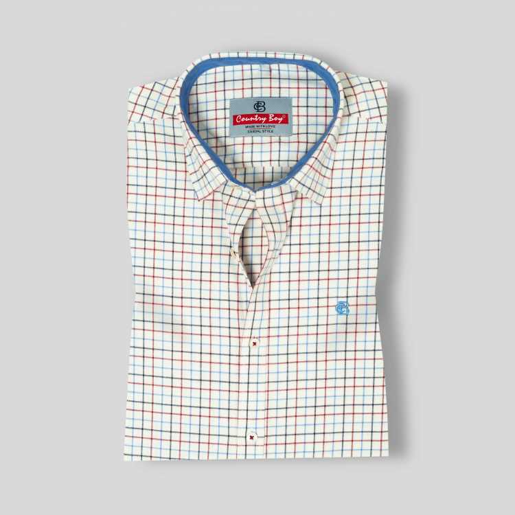 Premium Fancy Cotton Slim Fit Full Shirt 1