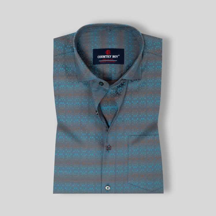Arvind By Giza Cotton Relax Fit Full Shirt 1