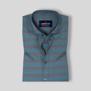 Arvind By Giza Cotton Relax Fit Full Shirt 1