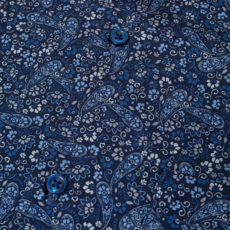 Premium Fine Cotton Print Relax Fit Full Shirt 3