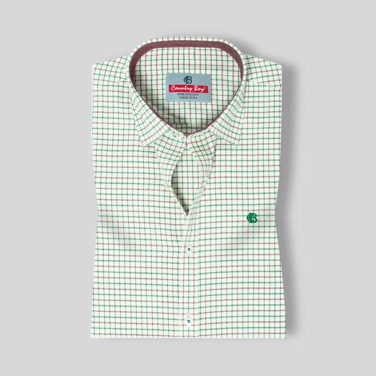 Premium Fancy Cotton Slim Fit Full Shirt 1