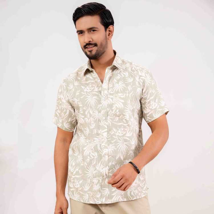 Premium Remi Cotton Relax fit Half Shirt 2