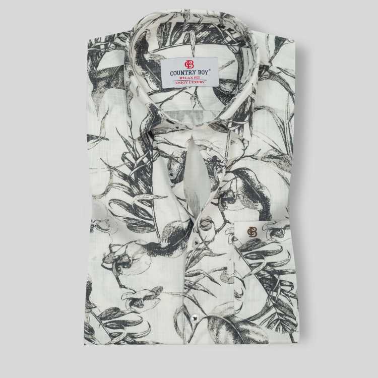 Remi Cotton Relax Fit Half Shirt 1