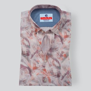 Arvind Digital Print Slim Fit Full Shirt 1