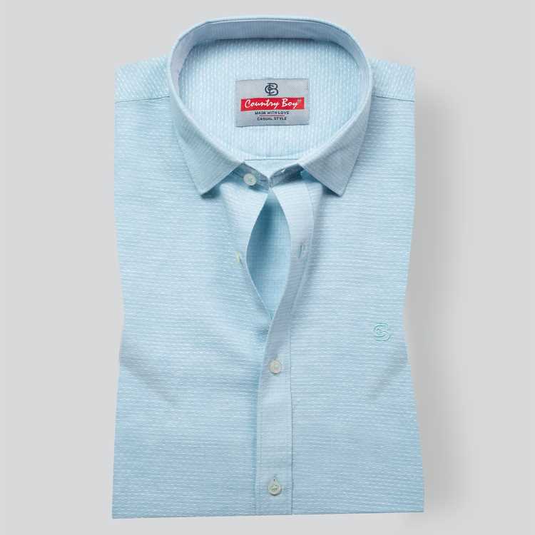 Premium Fancy Cotton Slim Fit Full Shirt 1