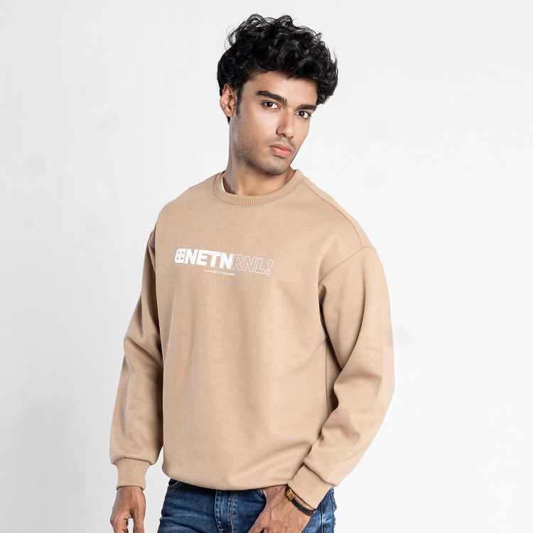 Premium Sweat Shirt (khaki) 1
